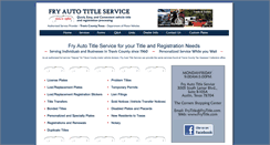 Desktop Screenshot of frytitle.com